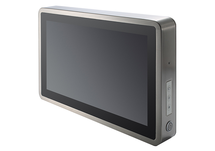 Foto Panel PC de 15.6” con protección IP66/IP69K y certificado CID2 para condiciones de funcionamiento extremas.